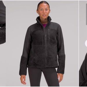 Lululemon Textured Fleece Full-Zip
Jacket- 12